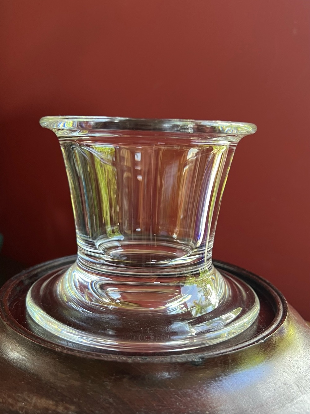 Tiffany & Co. Crystal Pillar/Votive Candle Holder - Home Art